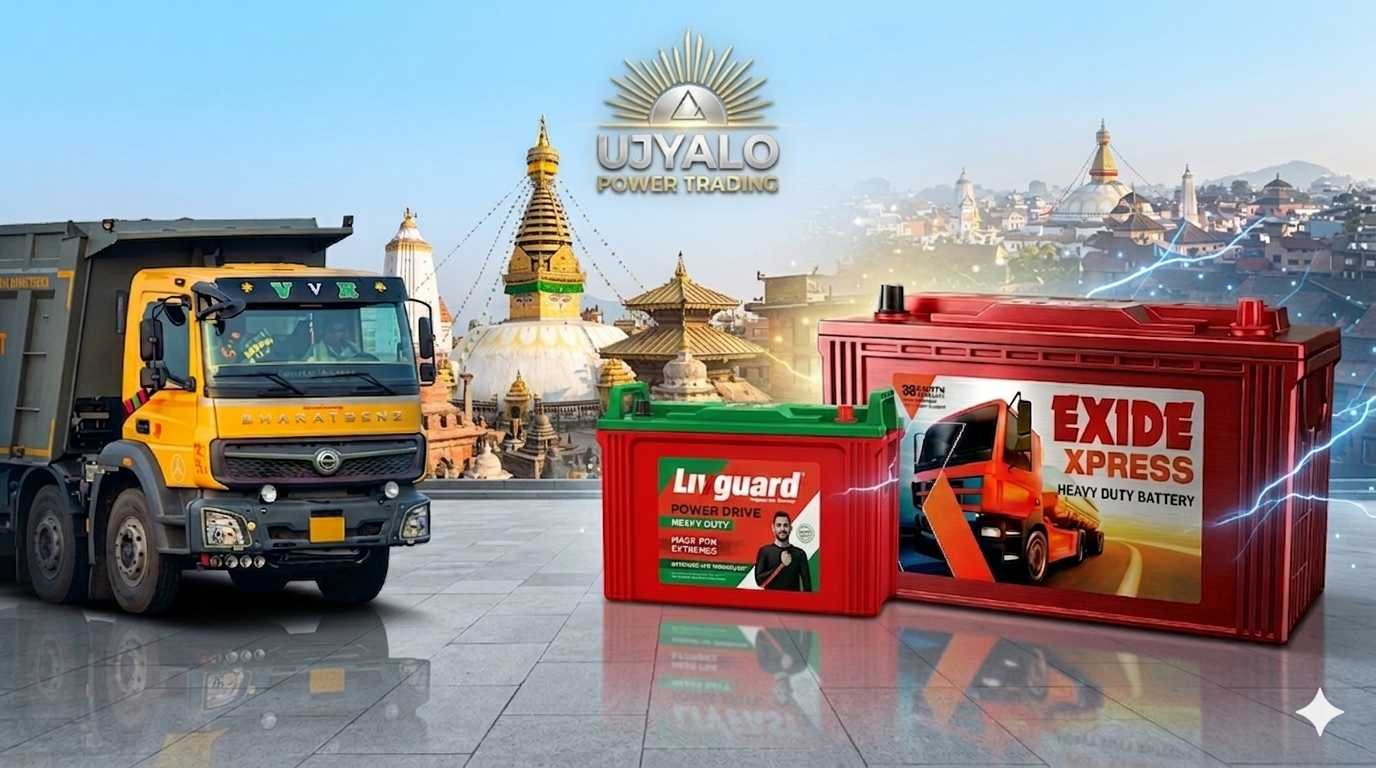 Ujyalo Power battery shop in Koteshwor, Kathmandu